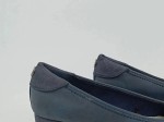 Vorschaubild 5 von Ballerinas Damen Gr. 36 Blau Nubuk Slip-On Casual Alltag Uni Logo