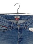 Vorschaubild 3 von Slim Fit Herren Blau Gr. W32/48/M Baumwolle Uni Casual Logo