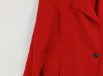Vorschaubild 3 von Damen Übergangsmantel Gr. 38 Rot Wolle Klassisch Elegant