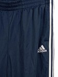 Vorschaubild 2 von Jogginghose Herren Blau Gr. 52/XL Polyester Streifen Sportlich Logo 48 cm
