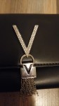 Vorschaubild 3 von amen Clutch Divina Schwarz Strass V-Logo Quaste Elegant