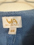 Vorschaubild 3 von Damen Strickjacke Cardigan Blau Gr. 44 Schlangenmuster