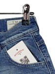 Vorschaubild 3 von Jeans Shorts Damen Gr. W25/34/XS Blau Baumwolle Elasthan Uni Casual Logo