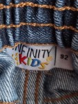 Vorschaubild 3 von Infinity Kids Jeans Hose Kinder Regular Fit Gr. 92 Blau Baumwolle