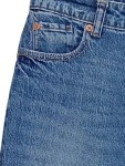 Vorschaubild 4 von Mom Jeans Damen Gr. 40/L Blau High Waist Baumwolle Casual