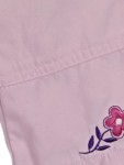 Vorschaubild 2 von Stoffhose Kinder Rosa Gr. 80 Polyester Uni Casual Alltag Stickerei