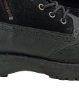 Vorschaubild 2 von Stiefel Herren Gr. 41 Schwarz Leder Schnürung Reißverschluss Uni