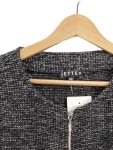 Vorschaubild 2 von Damen Strickjacke Gr. 46 Grau Meliert Reißverschluss Wolle