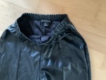 Vorschaubild 2 von Kunstlederhose Damen Gr. 36 Schwarz Flare Leg