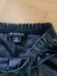 Vorschaubild 3 von Kunstlederhose Damen Gr. 36 Schwarz Flare Leg