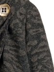 Vorschaubild 3 von Damen Wintermantel Jacke Animal-Print Grau Gr. 38/M