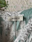 Vorschaubild 4 von Damen Bluse Gr. 40 Grün Tropisches Blumenmuster Langarm