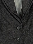 Vorschaubild 2 von Damen Blazer Jacke Gr. 42 Grau Wolle Business Meliert