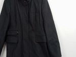 Vorschaubild 3 von Klassischer Mantel Damen Gr. 40/L Schwarz Polyester Uni Langarm