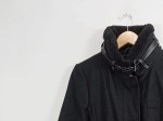 Vorschaubild 4 von Klassischer Mantel Damen Gr. 40/L Schwarz Polyester Uni Langarm