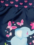 Vorschaubild 2 von Puppenschlafsack Elefant Schmetterling Blau Rosa Herzen