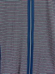 Vorschaubild 3 von Damen Strickjacke Gr. 46 Blau Rosa Gestreift Reißverschluss