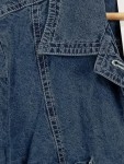Vorschaubild 3 von Damen Jeansjacke Gr. 44 Blau Baumwolle Casual