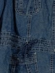 Vorschaubild 4 von Damen Jeansjacke Gr. 44 Blau Baumwolle Casual