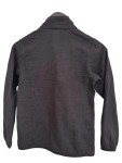 Vorschaubild 2 von Fleecejacke Kinder Gr. 140 Schwarz Polyester Uni Logo-Print