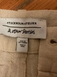 Vorschaubild 3 von Anzughose Damen Gr. 42 Beige Leinen Business Hose