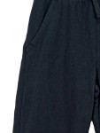 Vorschaubild 2 von Jogginghose Kinder Gr. 158 Schwarz Baumwolle Uni Logo-Print Sportlich 33 cm