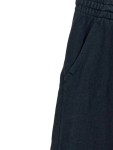 Vorschaubild 4 von Jogginghose Kinder Gr. 158 Schwarz Baumwolle Uni Logo-Print Sportlich 33 cm