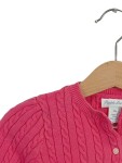 Vorschaubild 4 von Baby Strickjacke Cardigan Pink Gr. 80 12M Zopfmuster