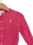 Vorschaubild 3 von Baby Strickjacke Cardigan Pink Gr. 80 12M Zopfmuster