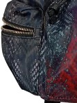 Vorschaubild 2 von Damen Rucksack Mehrfarbig Schlangenmuster Polyester 35x38cm