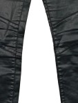 Vorschaubild 3 von Wide Leg Jeans Damen Schwarz Gr. W29/38/M Wolle Elasthan Uni Modern 42 cm