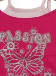 Vorschaubild 2 von T-Shirt Kinder Pink Gr. 122 Baumwolle Schriftzug Casual Kurzarm Freizeit