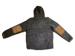 Vorschaubild 4 von Herren Fleecejacke Kapuze Grau L Polyester Outdoor