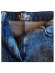 Vorschaubild 2 von High Waist Jeans Shorts Kinder Blau Gr. 128 Baumwolle Freizeit