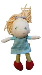 Vorschaubild 1 von Stoffpuppe Mädchen blond türkis Kleid Babypuppe Schmusepu