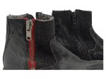 Vorschaubild 4 von Kinder Stiefel Gr. 31 Schwarz Wildleder Reißverschluss