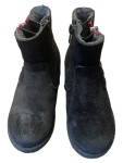 Vorschaubild 5 von Kinder Stiefel Gr. 31 Schwarz Wildleder Reißverschluss