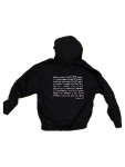 Vorschaubild 3 von Kapuzenpullover Herren Gr. 50/M Schwarz Baumwolle Schriftzug