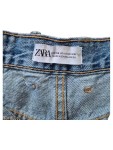 Vorschaubild 4 von Jeans Shorts Damen Blau Gr. W25/34/XS Baumwolle Uni Casual Freizeit Knopf