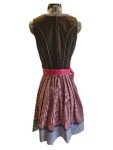 Vorschaubild 5 von Dirndl Trachtenkleid Damen Gr. 32 Braun Pink Kariert