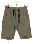 Vorschaubild 1 von Shorts Herren Oliv Gr. W32/48/M Baumwolle Uni Streetwear Freizeit