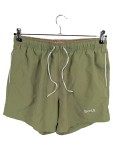 Vorschaubild 1 von Badeshorts Herren Oliv Gr. 52/L Polyester Uni Sportlich Freizeit Logo