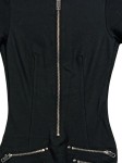 Vorschaubild 2 von Freizeitkleid Damen Schwarz Gr. 34/XS Viskose Polyester Elasthan Uni