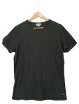 Vorschaubild 1 von T-Shirt Herren Grün Gr. 50/M Baumwolle Meliert Basic Kurzarm
