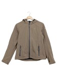 Vorschaubild 1 von Softshelljacke Damen Beige Gr. 38/M Polyester Uni Outdoor Langarm Kapuze