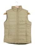 Vorschaubild 1 von Steppweste Kinder Mädchen Gr. 164 Beige Wendeweste