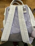 Vorschaubild 2 von Rucksack Cord Grau Damen Schule Alltag Freizeit Lederdetails Venice