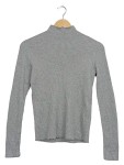 Vorschaubild 1 von Pullover Damen Grau Gr. 36/S Rippstrick Basic Langarm Alltag