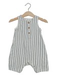 Vorschaubild 1 von Baby Body Kinder Gr. 68 Weiß Baumwolle Gestreift Knopfleiste