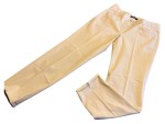 Vorschaubild 2 von Stoffhose Damen Gr. 40 Beige Chino Business Hose Baumwolle